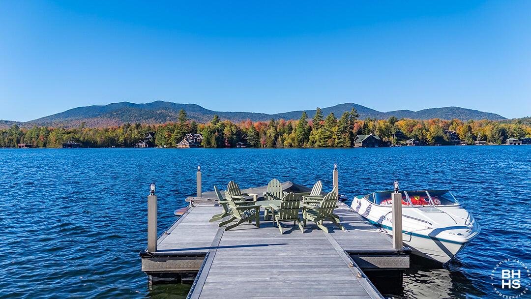 Image 2: AdirondackHomeOnLP_Fall_A_Dock