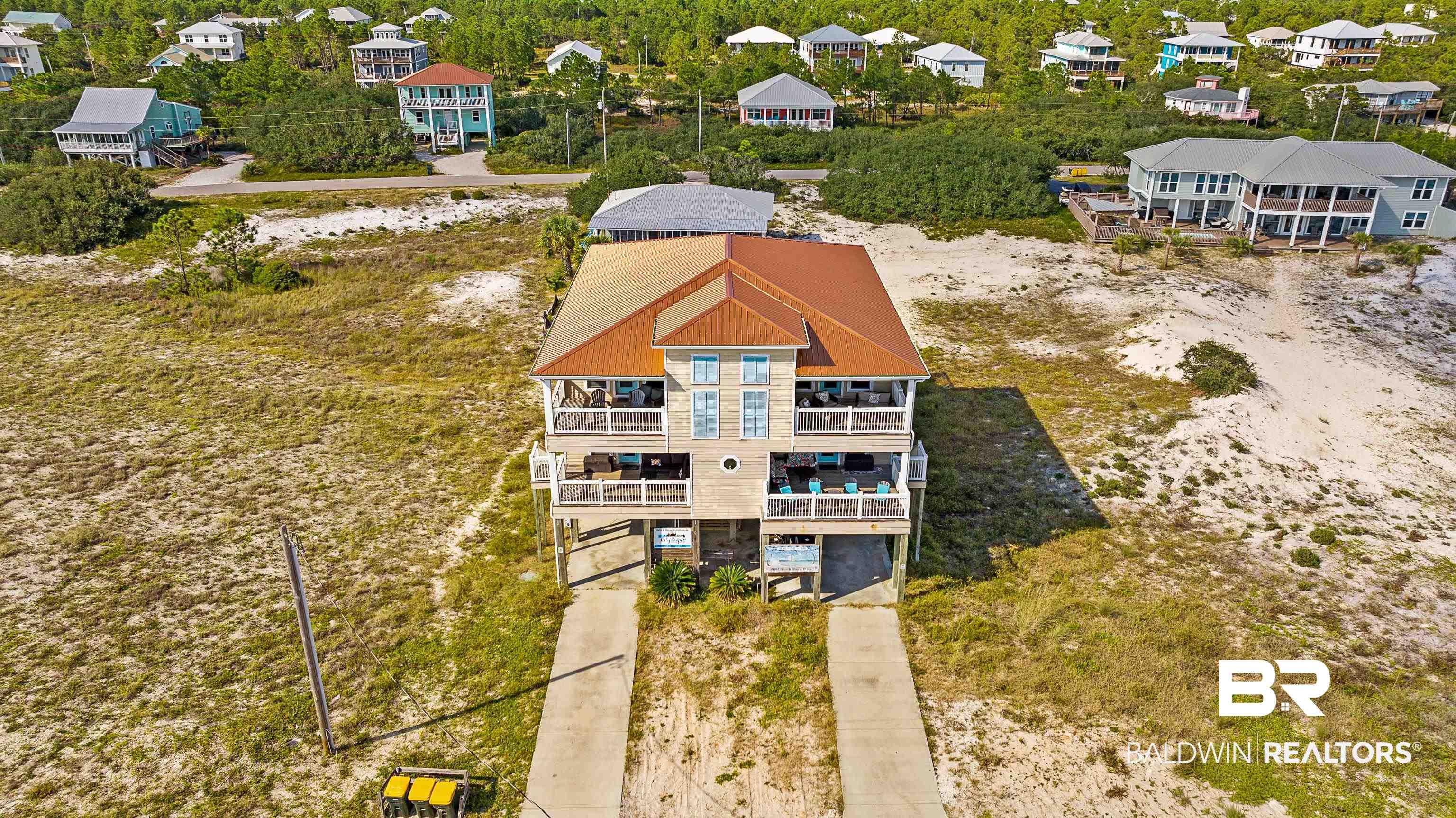 Image 4: Aerial view of property and surrounding area