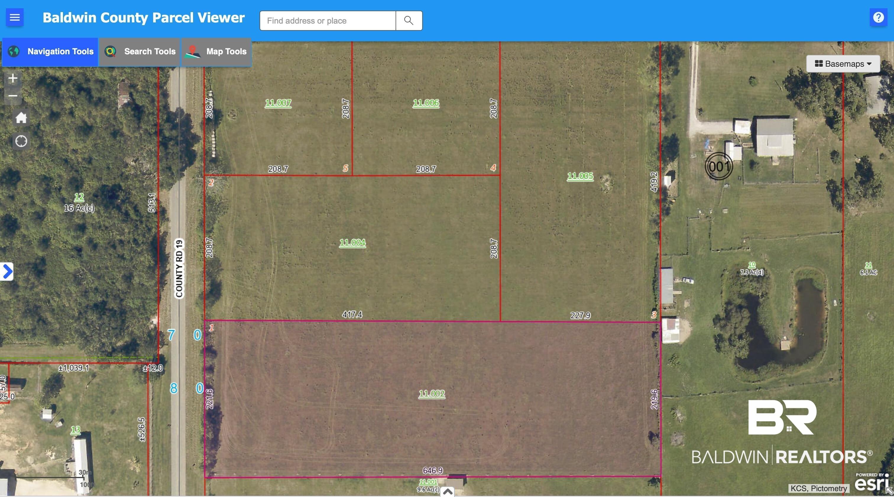 Image 3: Aerial map of property and surrounding area
