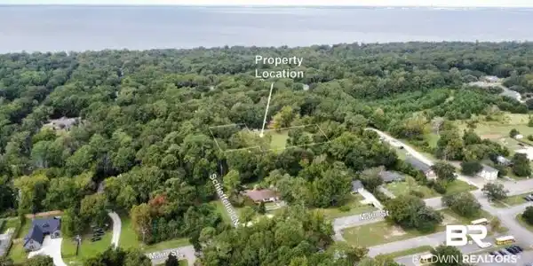 Image 3: View of property location featuring a heavily wooded area