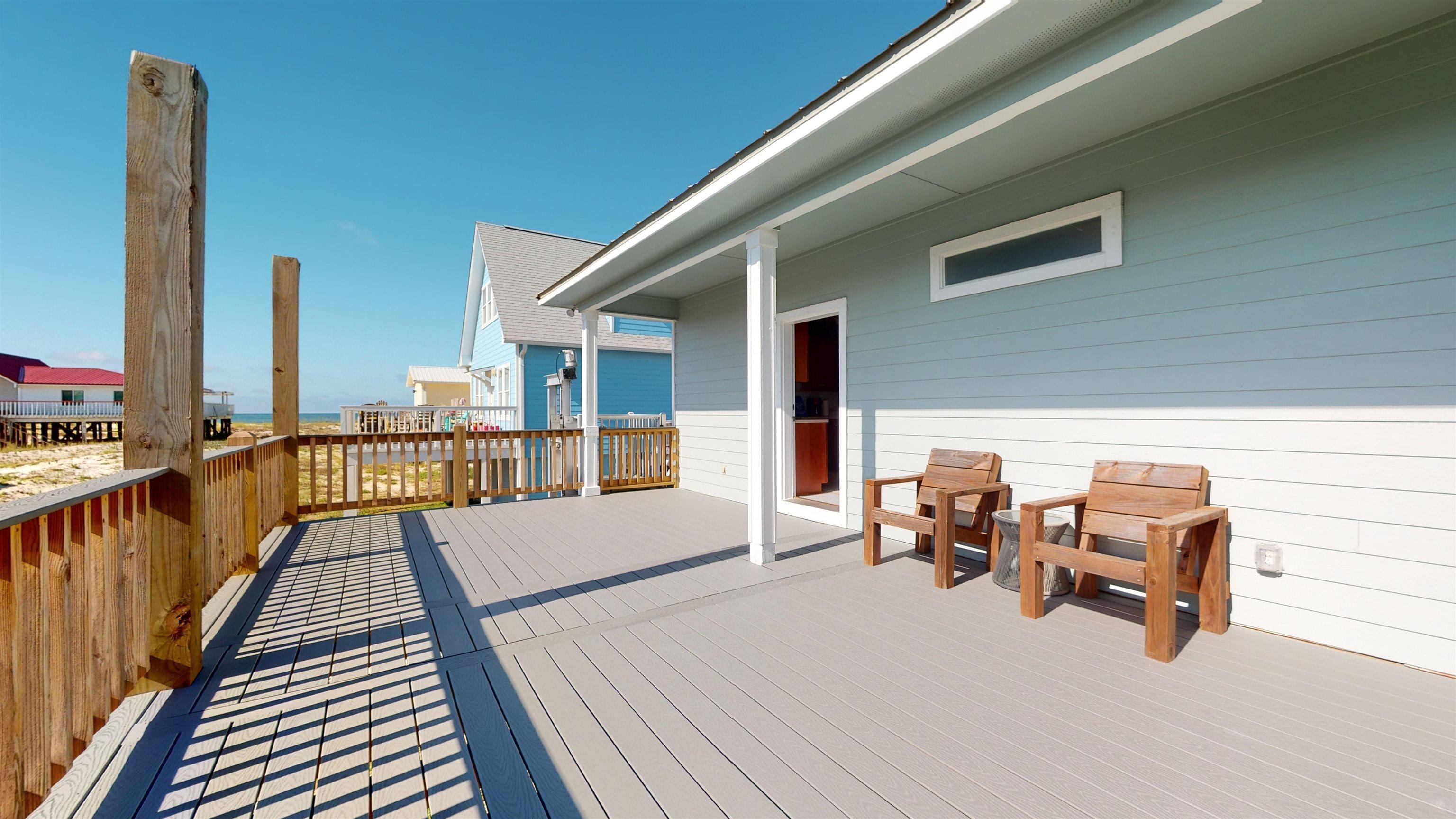 Image 2: View of wooden deck