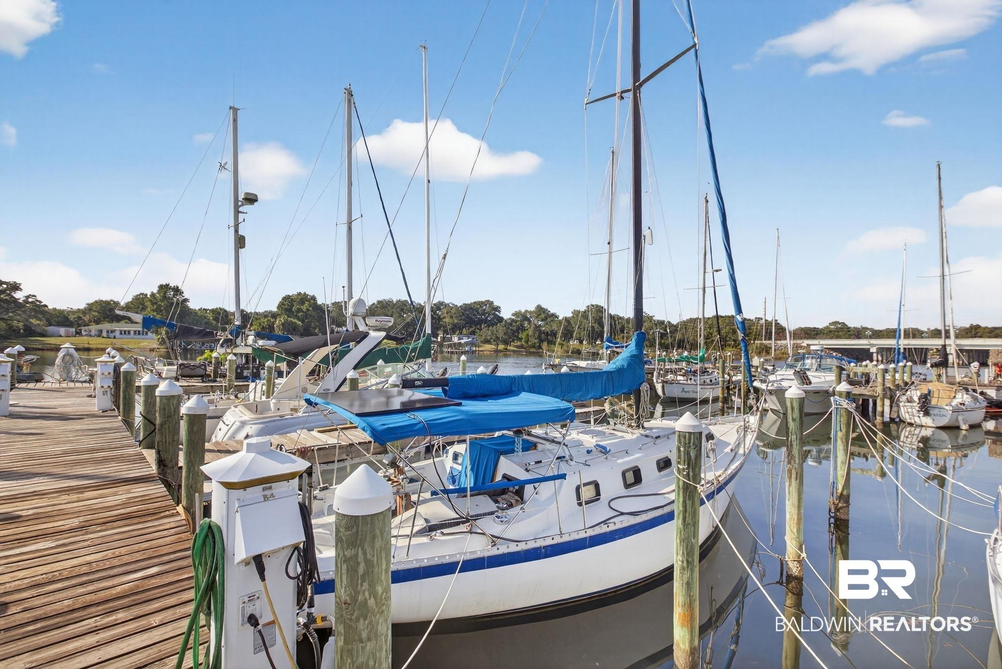 Image 3: Dock area with a water view