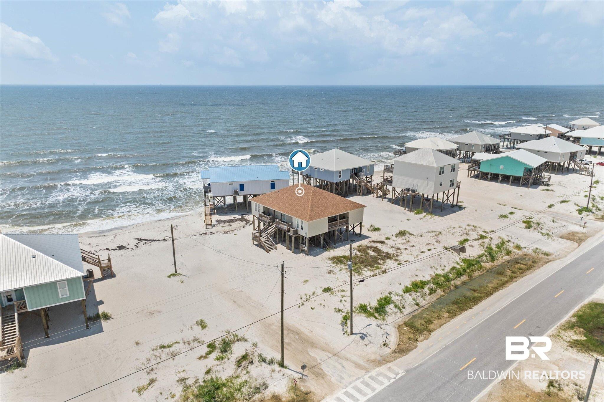 Image 2: Drone / aerial view of extended coastline