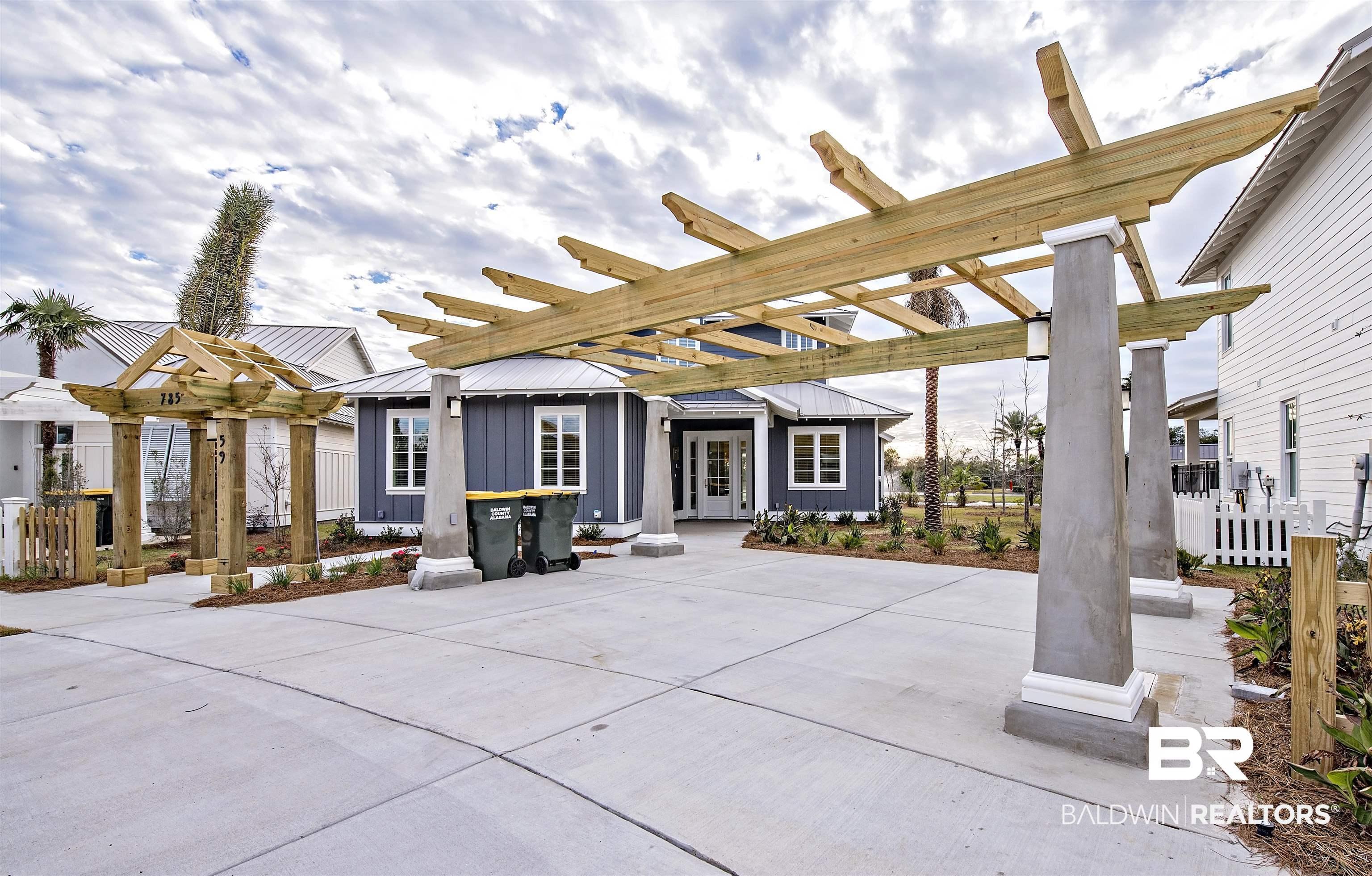 Image 2: View of patio / terrace featuring a pergola