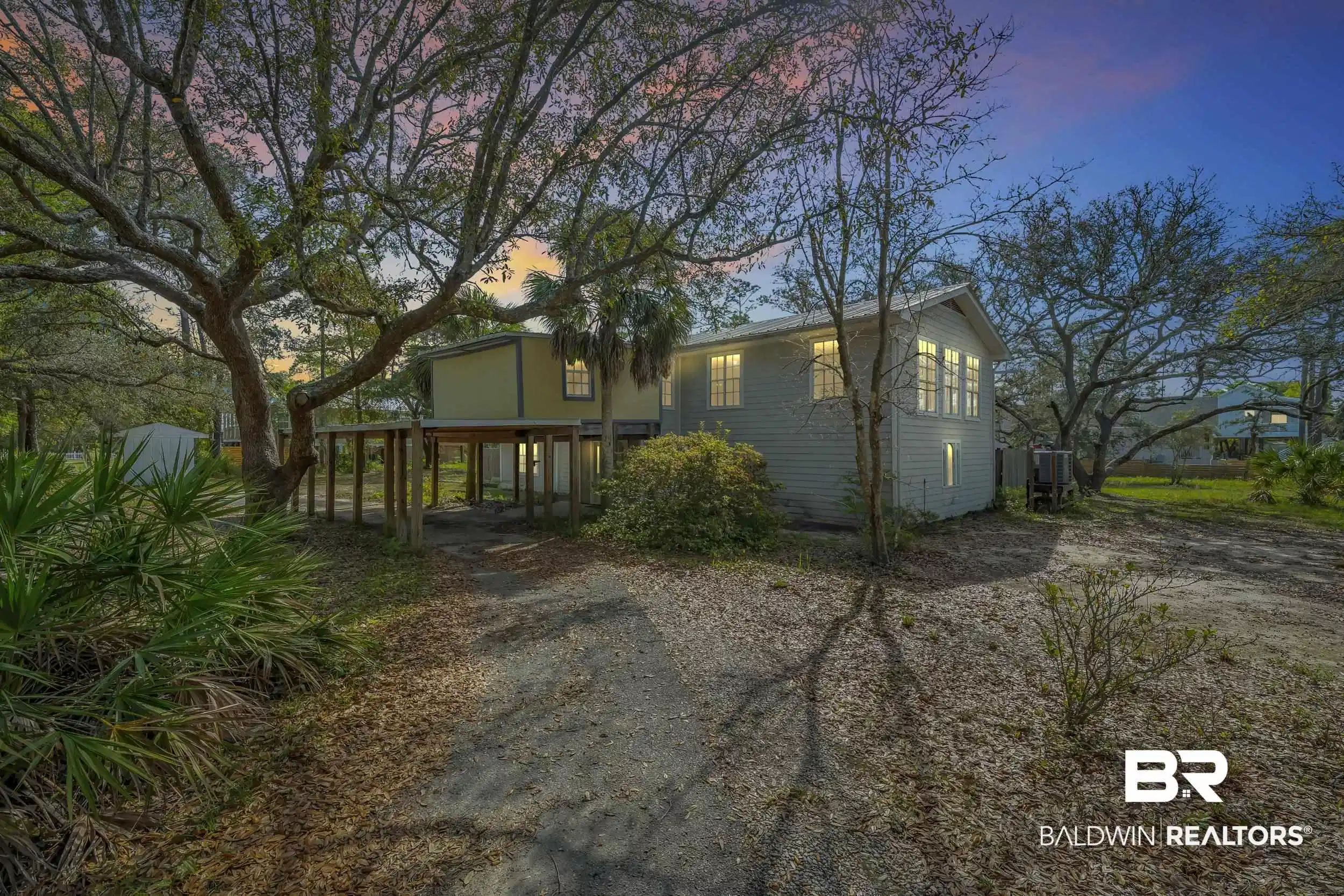 Image 1: Rear view of house