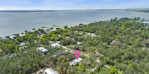 Image 2: Bird's eye view of a nearby body of water