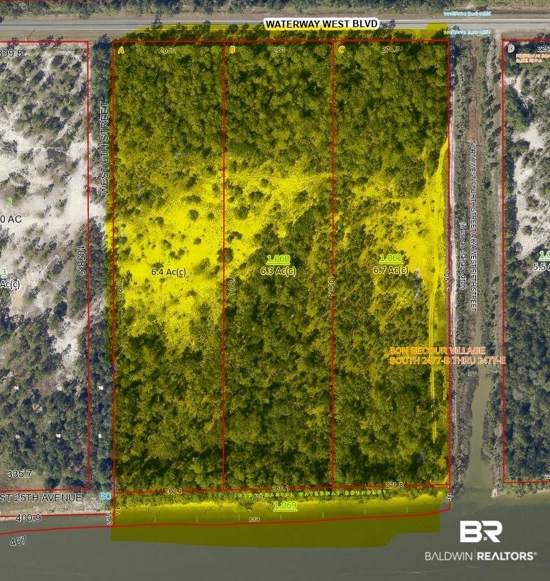 Image 2: Map of property location with property parcel outlined