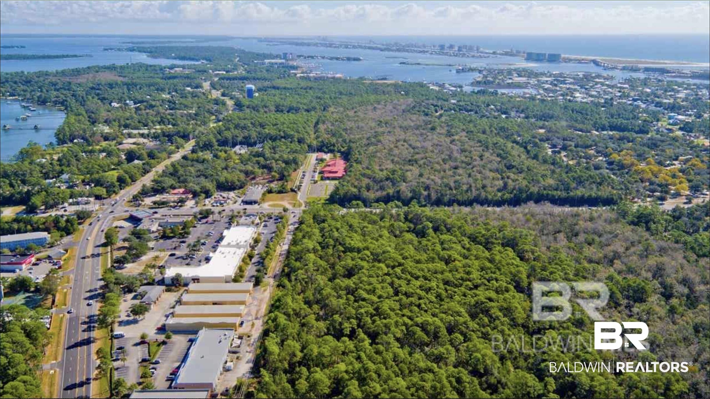 Image 3: Bird's eye view featuring a water view and a view of trees