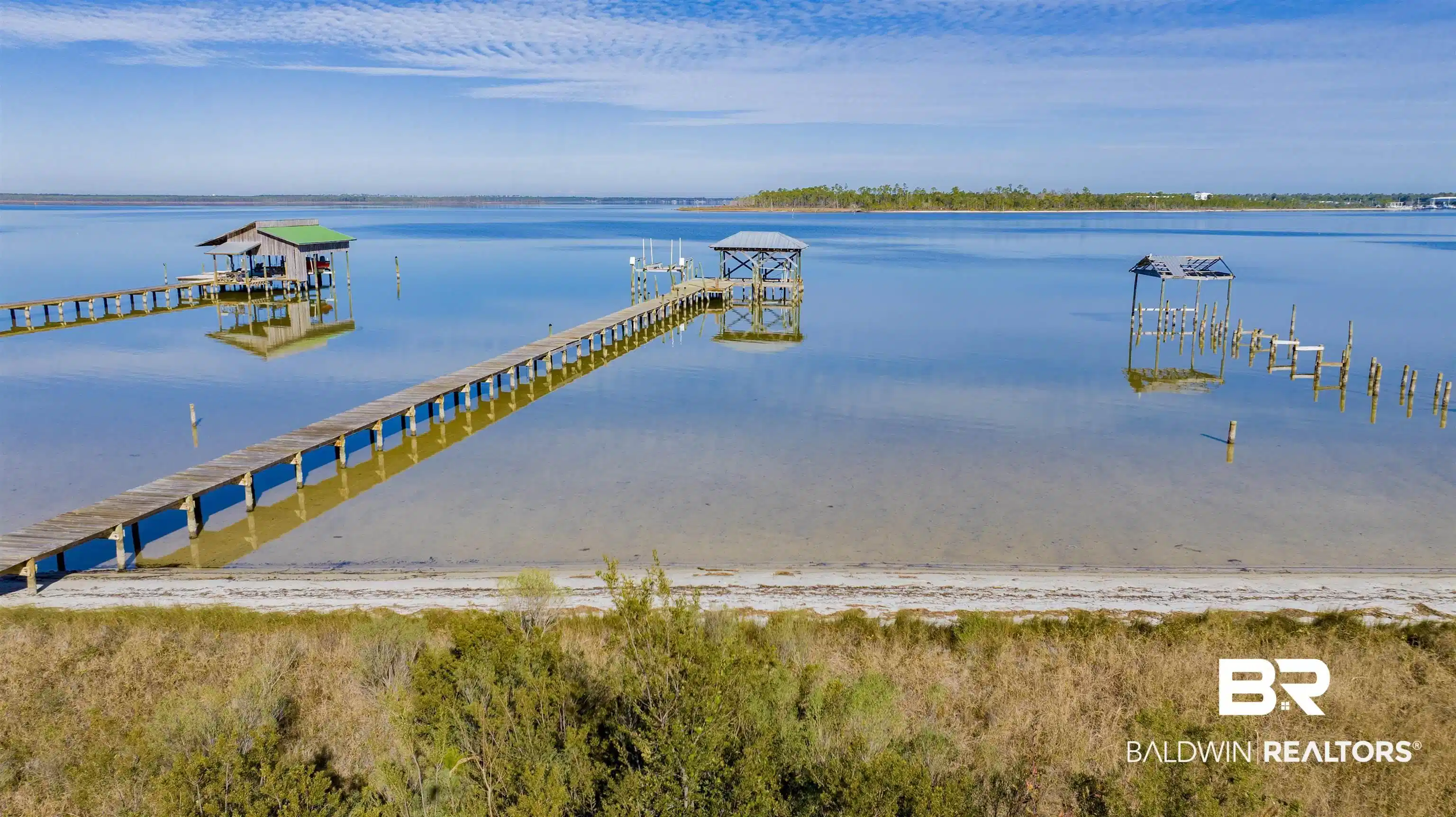 Image 1: Dock area with a water view