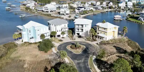 Image 2: Drone / aerial view of a nearby body of water