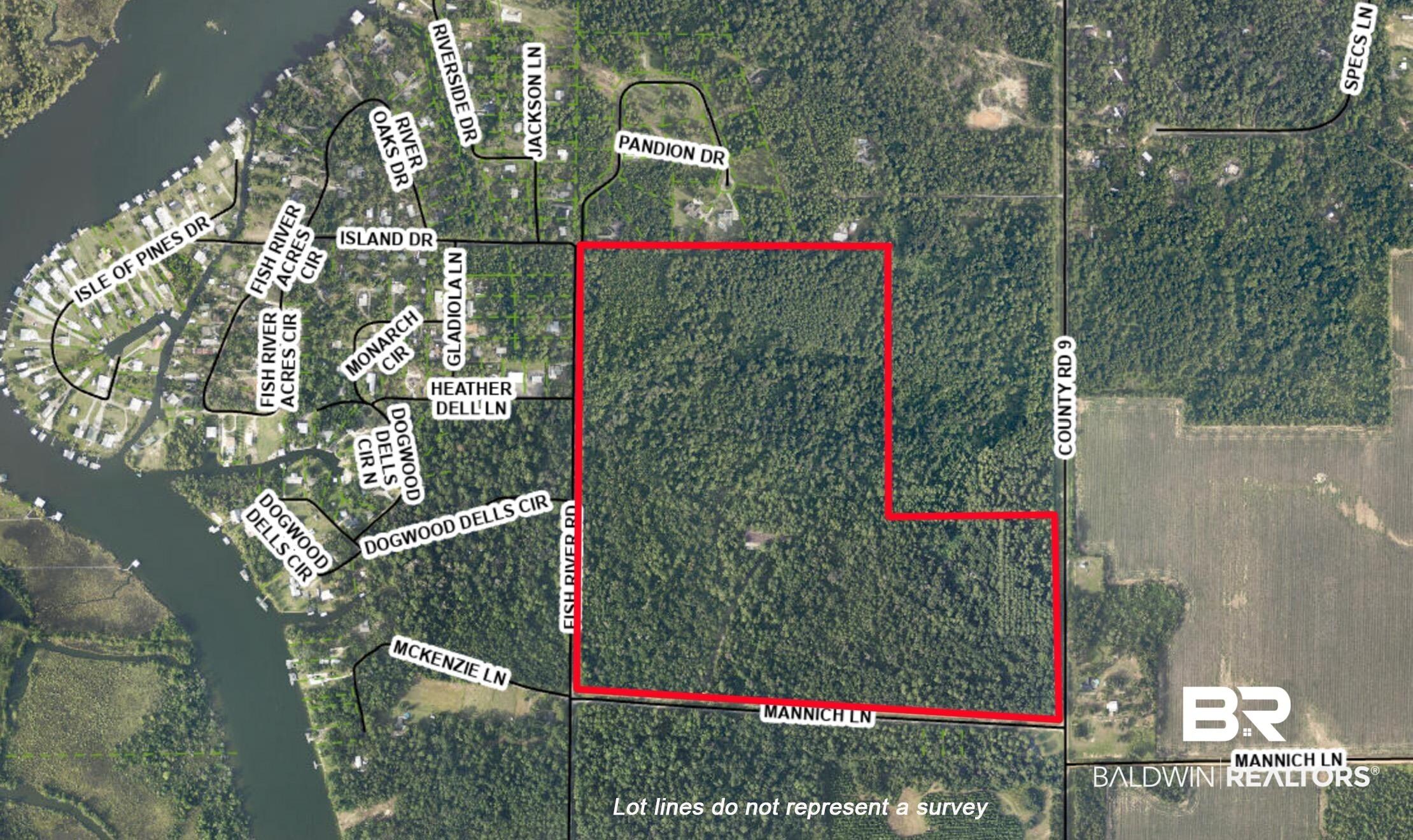 Image 1: Map / location with property boundaries highlighted
