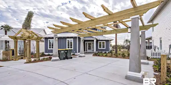 Image 2: View of patio / terrace featuring a pergola