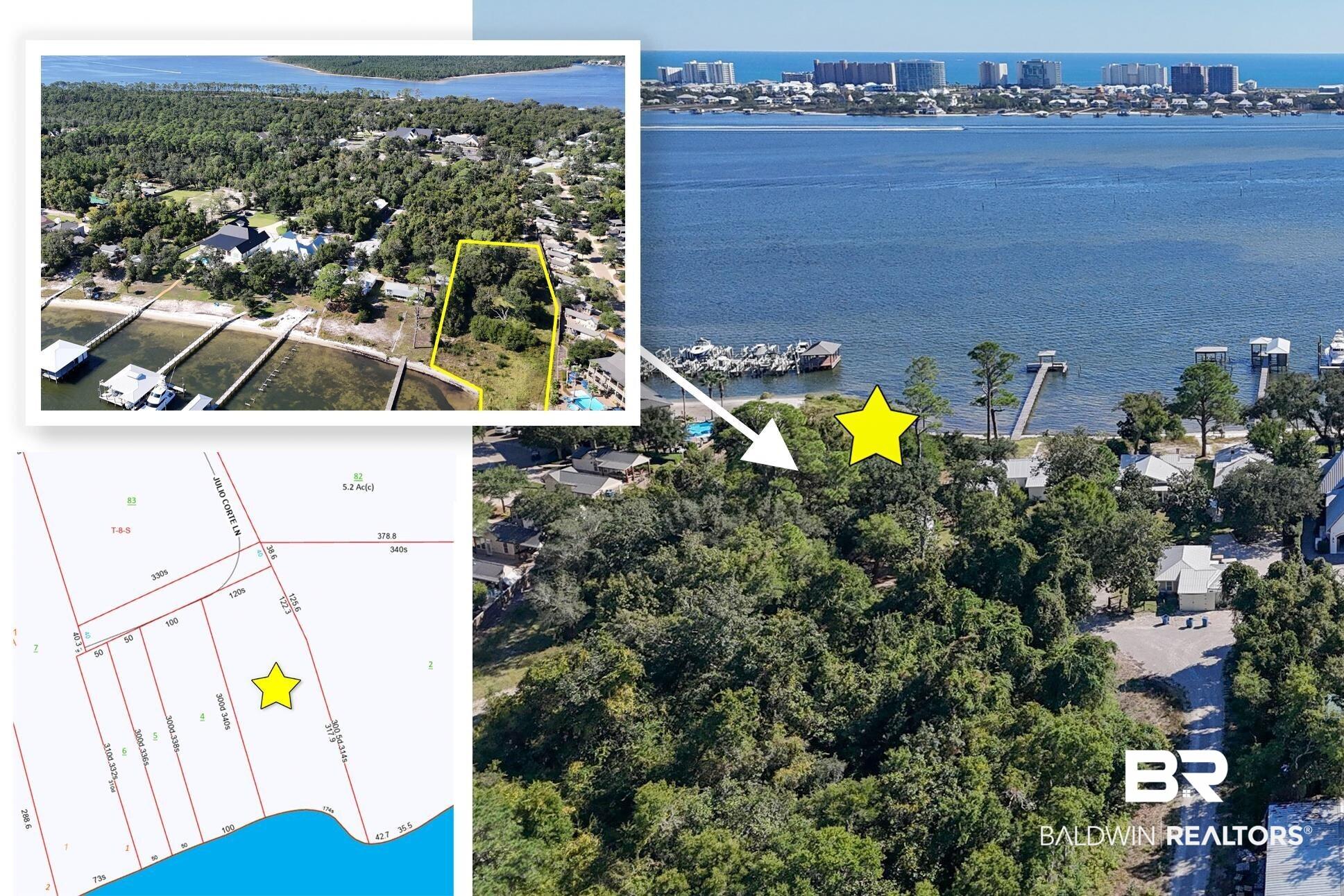 Image 4: Aerial view of a nearby body of water