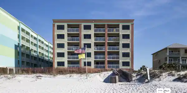 Image 2: View of snow covered building
