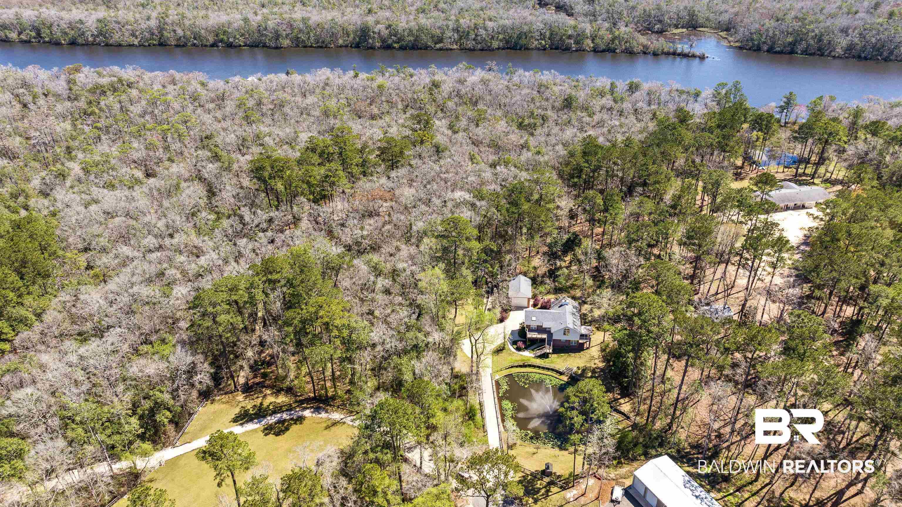 Image 2: Drone / aerial view of a nearby body of water