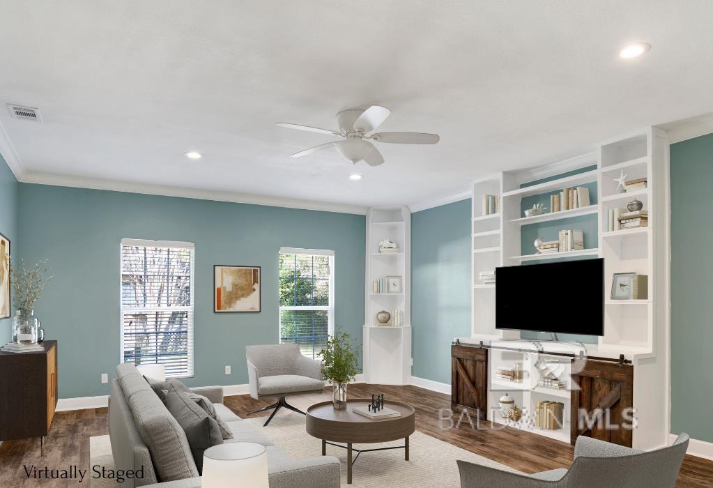 Image 2: Virtually Staged Living Room