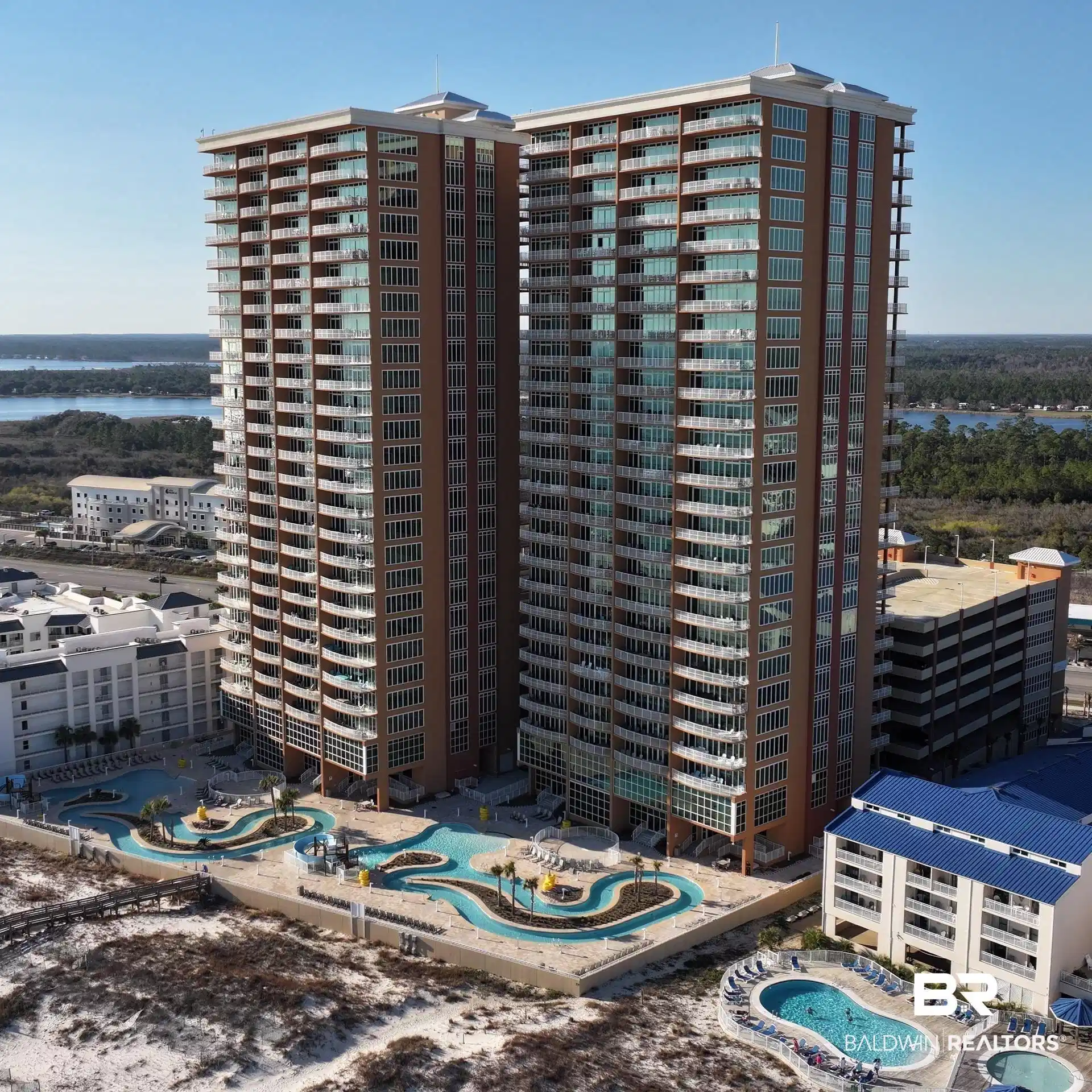 Image 1: View of property with a water view