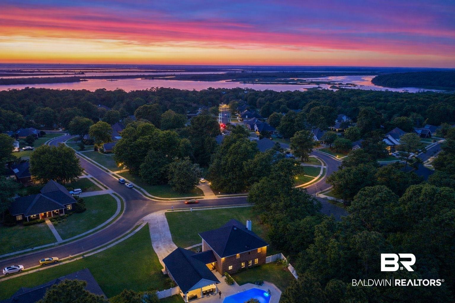 Image 4: Drone / aerial view of a nearby body of water