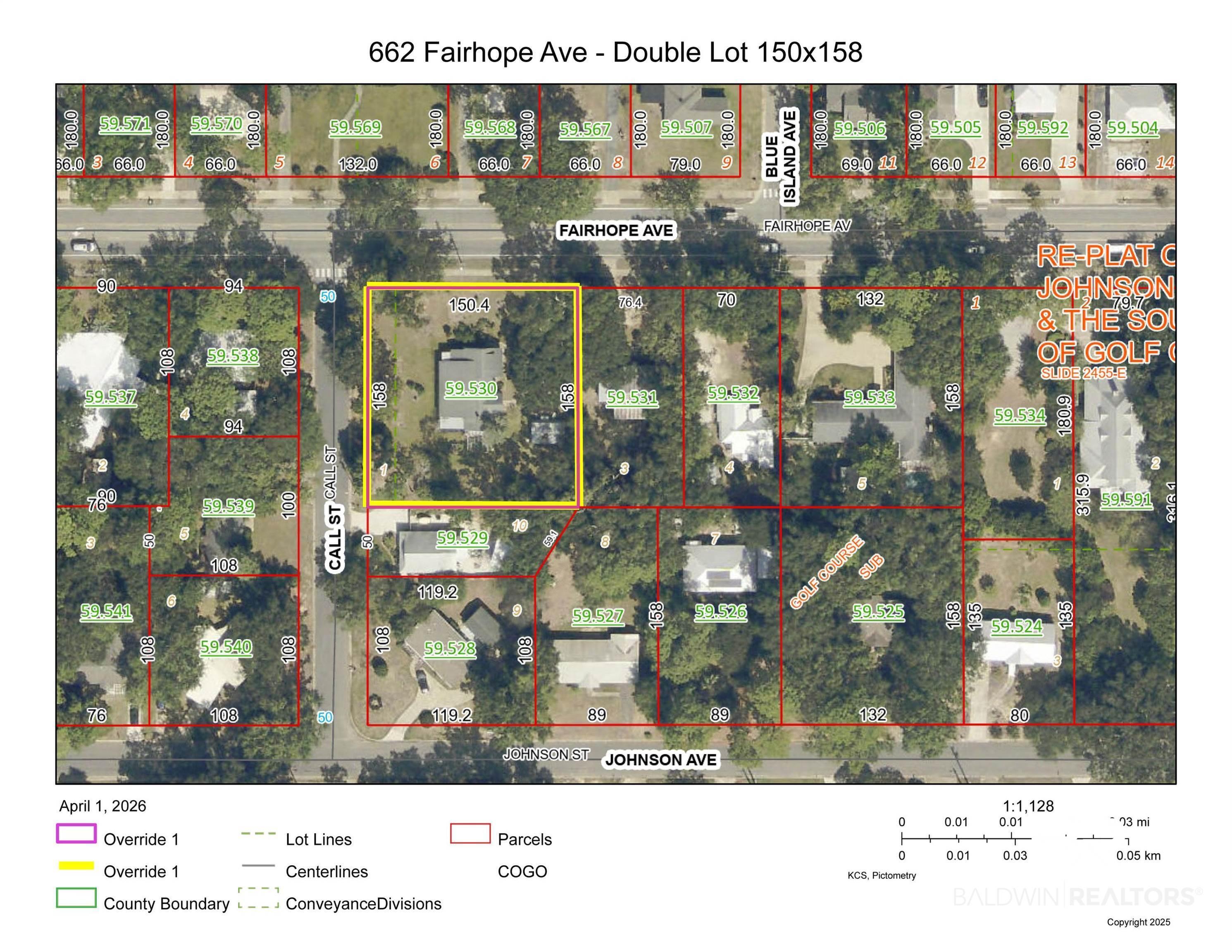 Image 3: Map showing double lot