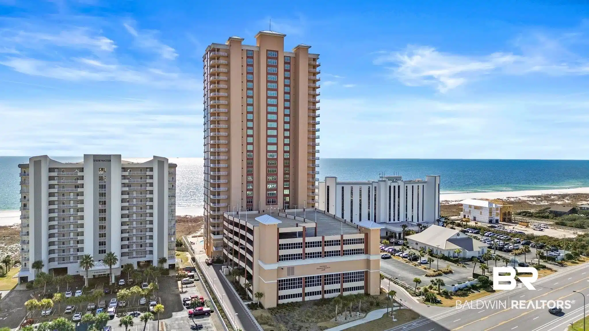 Image 1: Drone / aerial view of expansive beach