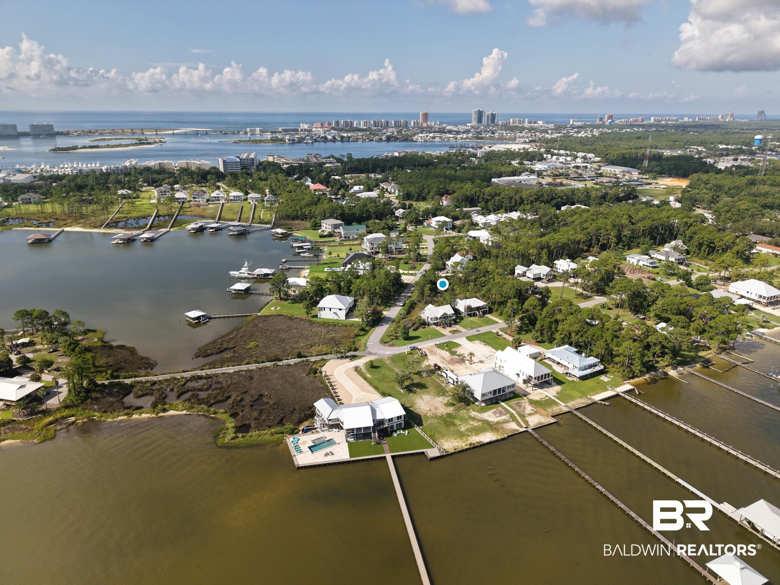 Image 3: Aerial view of a large body of water