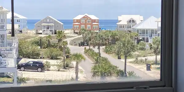 Image 3: Great views of the Gulf from inside the house and on the front decks.