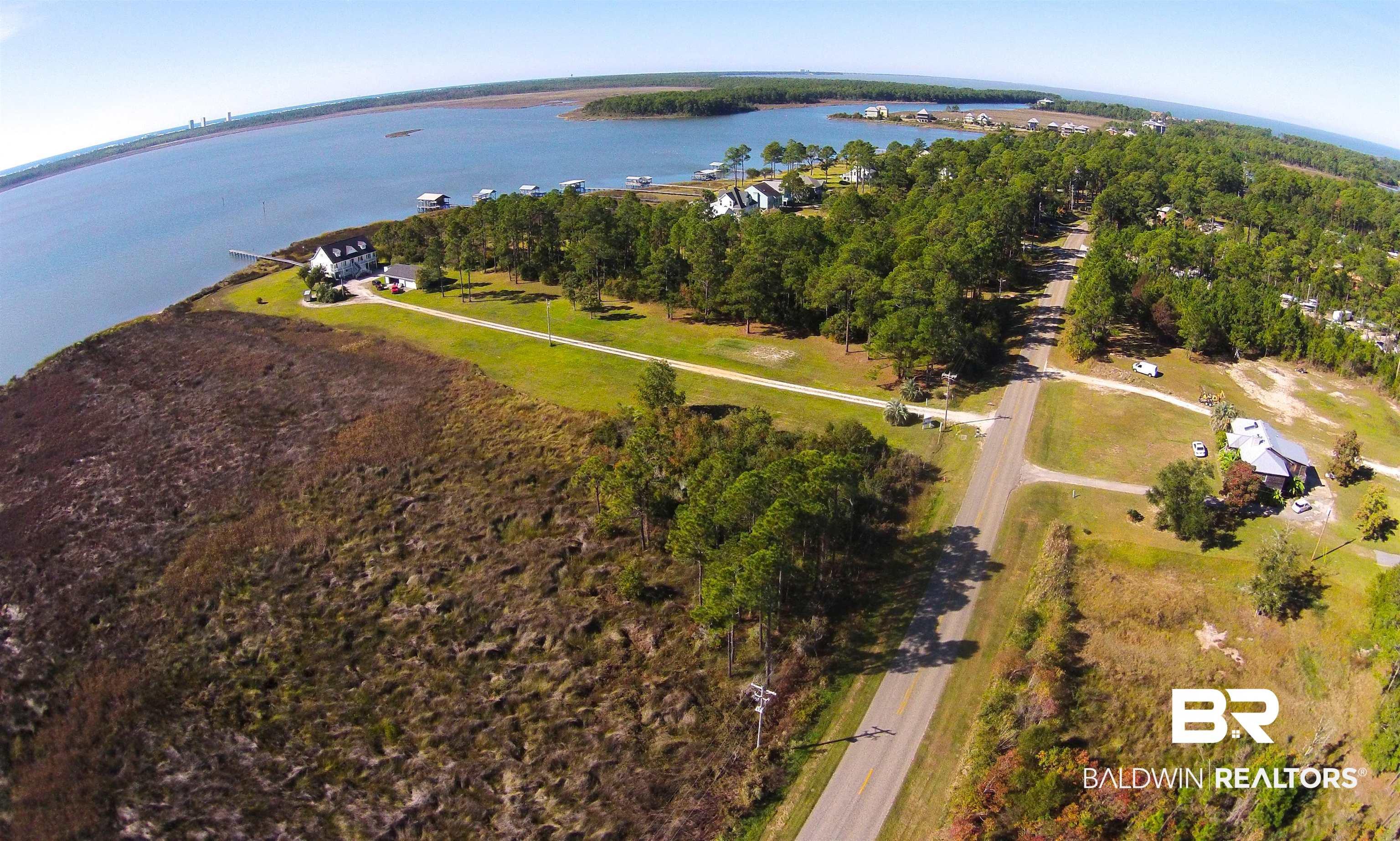 Image 2: Drone / aerial view of a nearby body of water