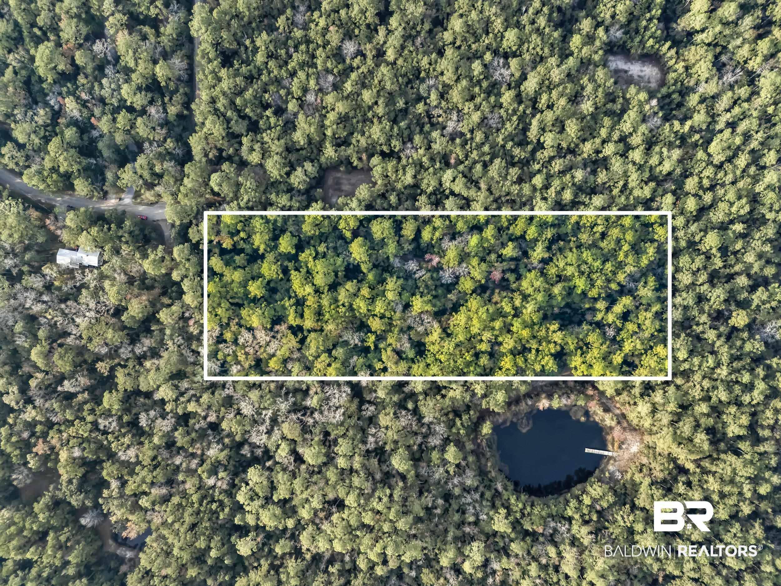 Image 4: Aerial overview of property's location with property parcel outlined