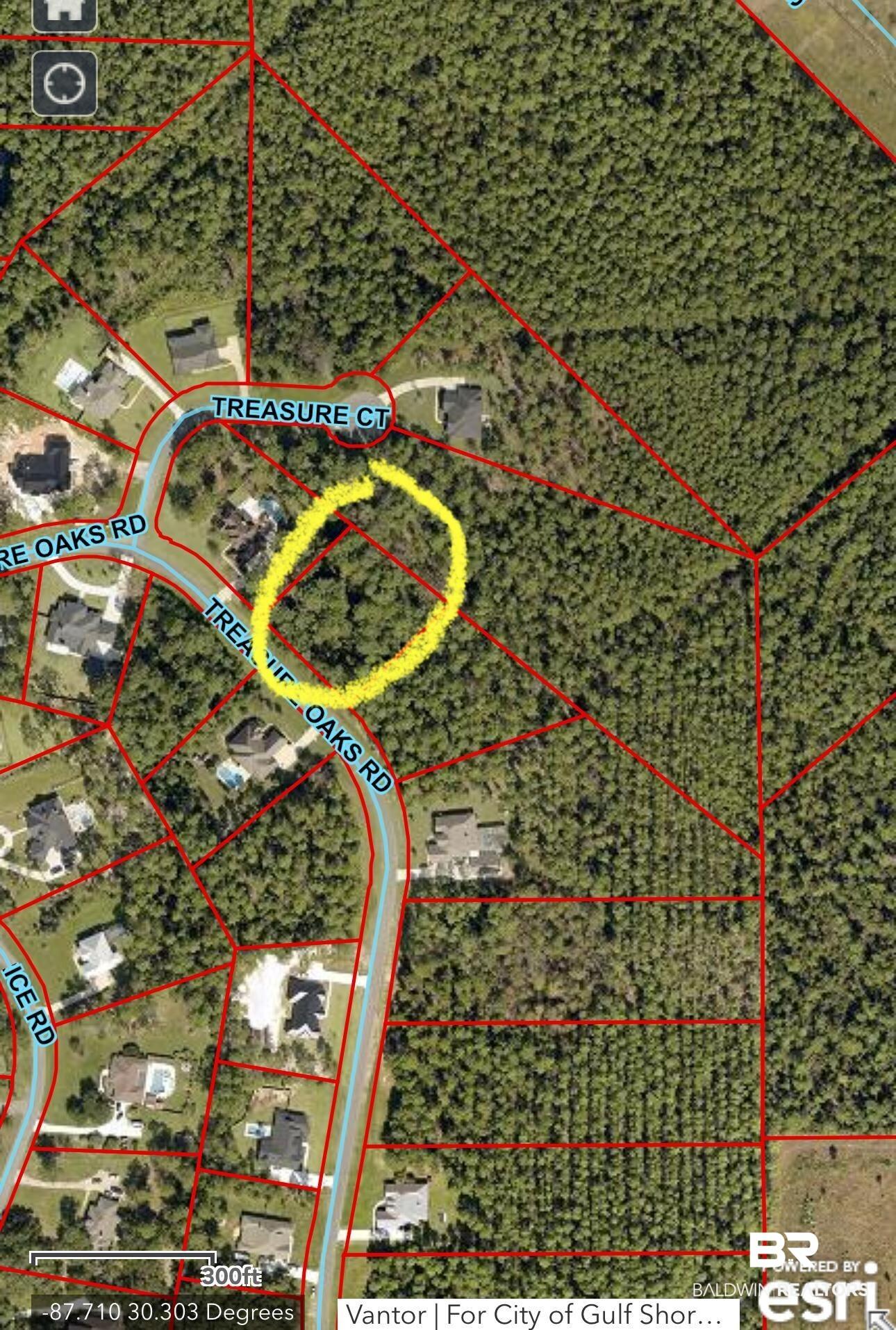 Image 2: Aerial map of property and surrounding area featuring property boundaries highlighted