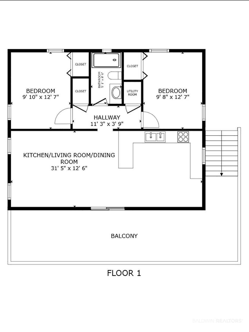Image 3: upstairs