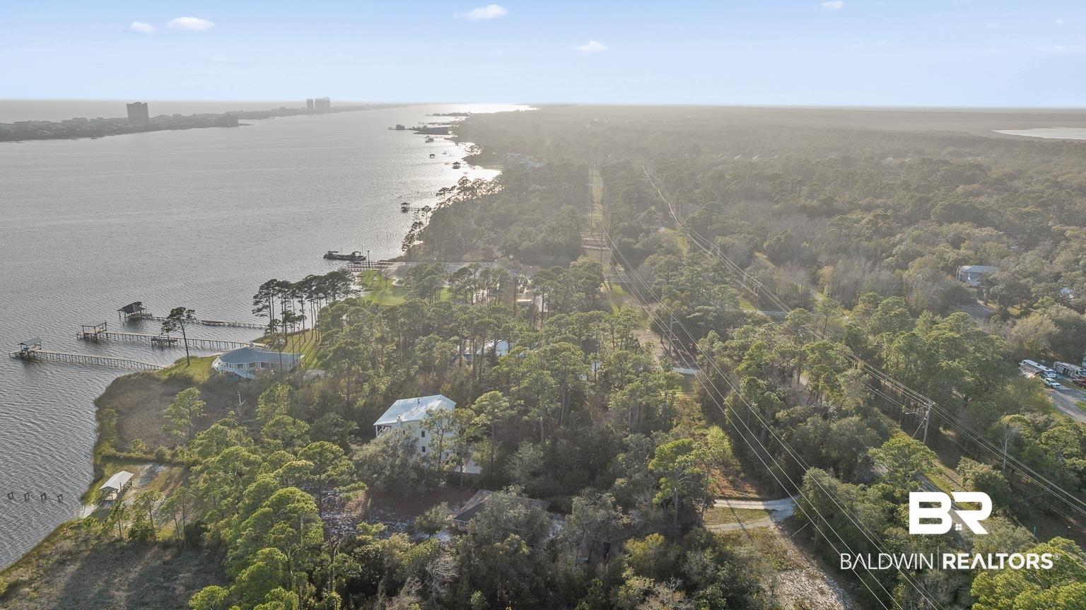 Image 4: Drone / aerial view of a nearby body of water
