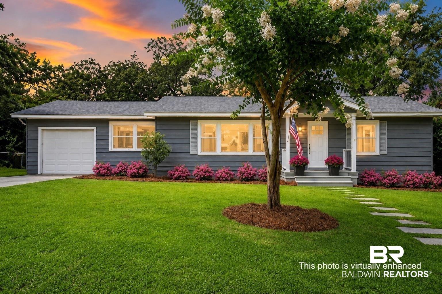 Image 1: Front of House Virtually Staged