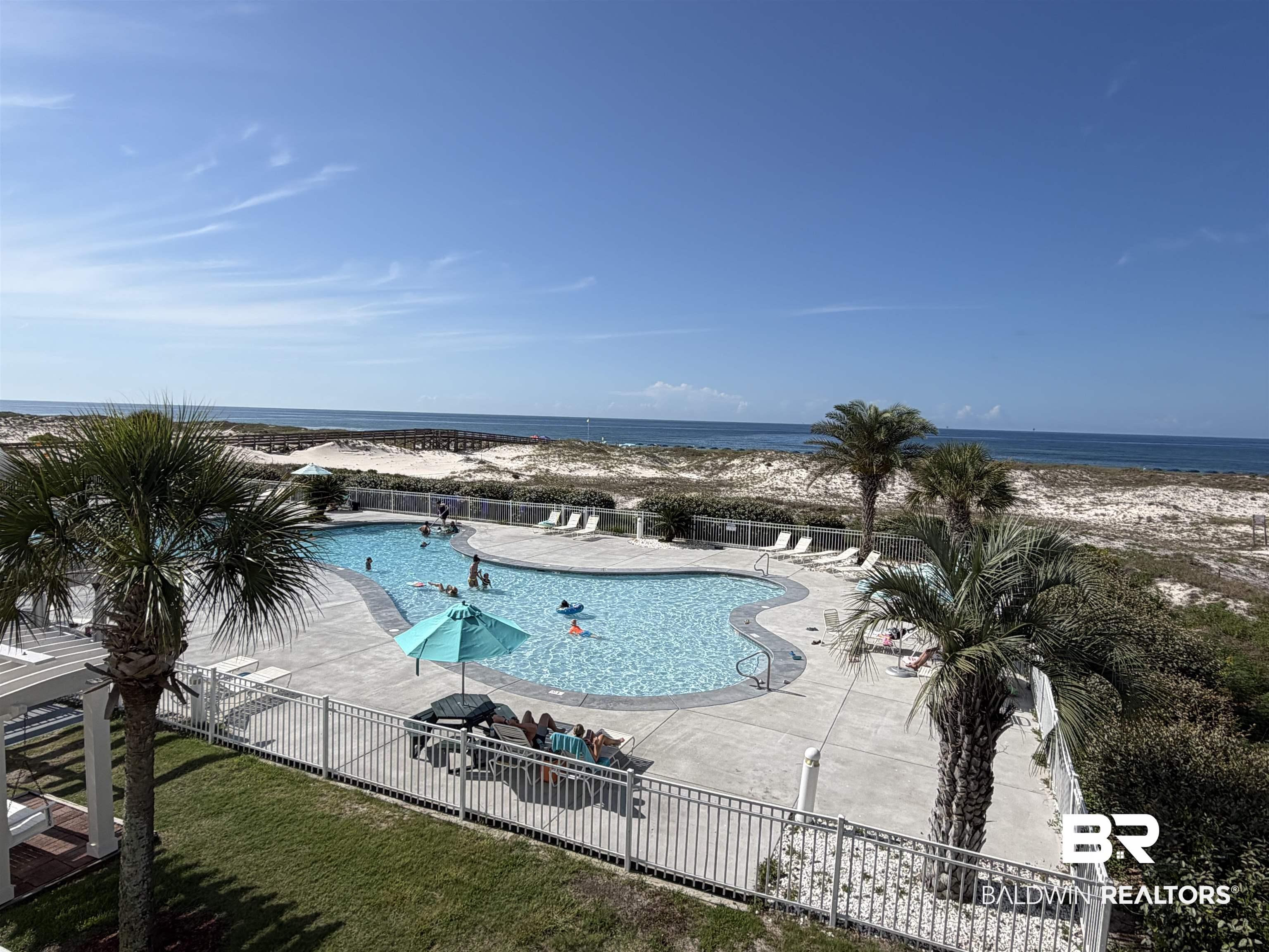 Image 2: View from Balcony - Unobstructed Direct View of the Beach & Gulf!