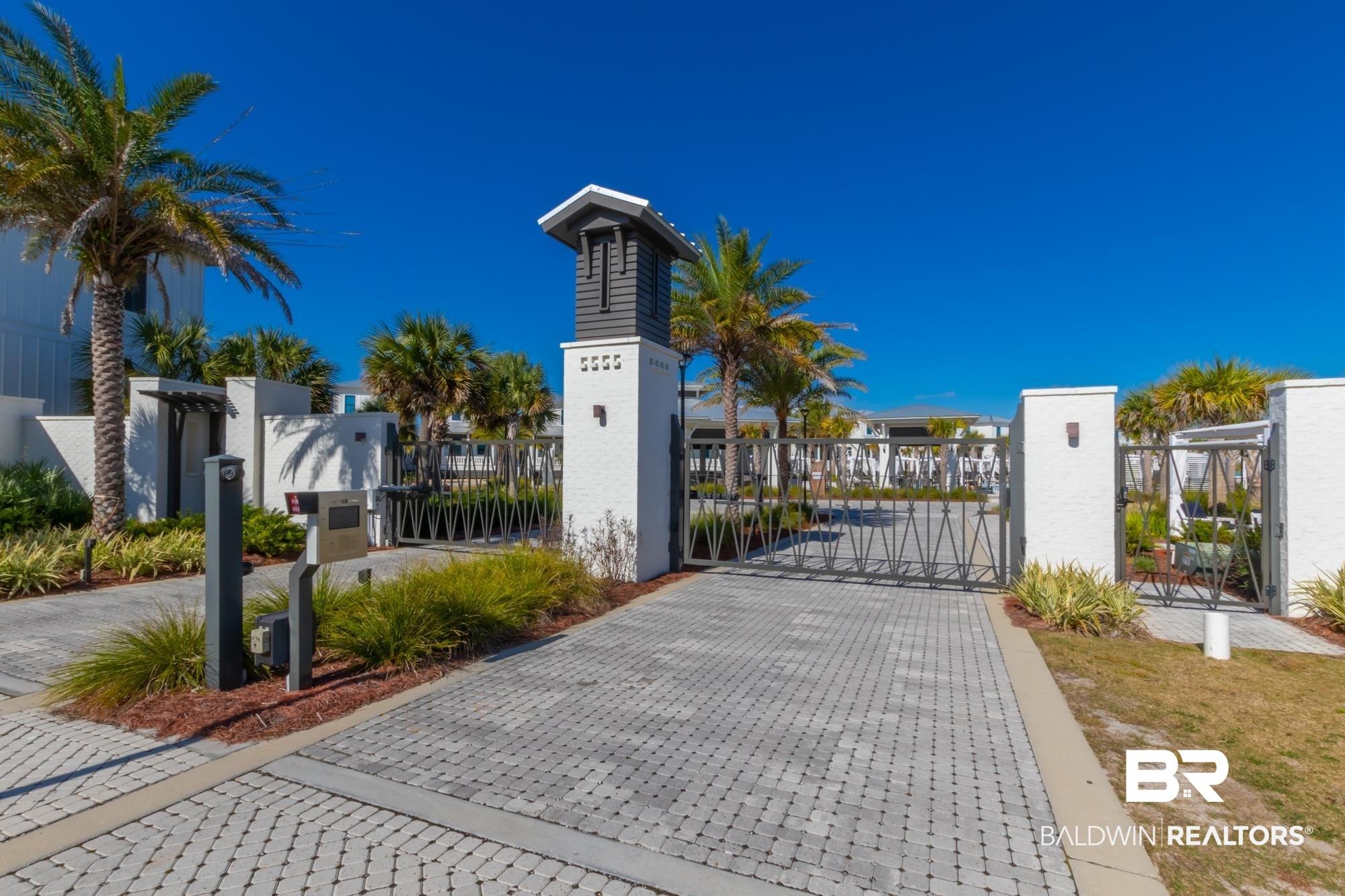 Image 2: Gate featuring a residential view