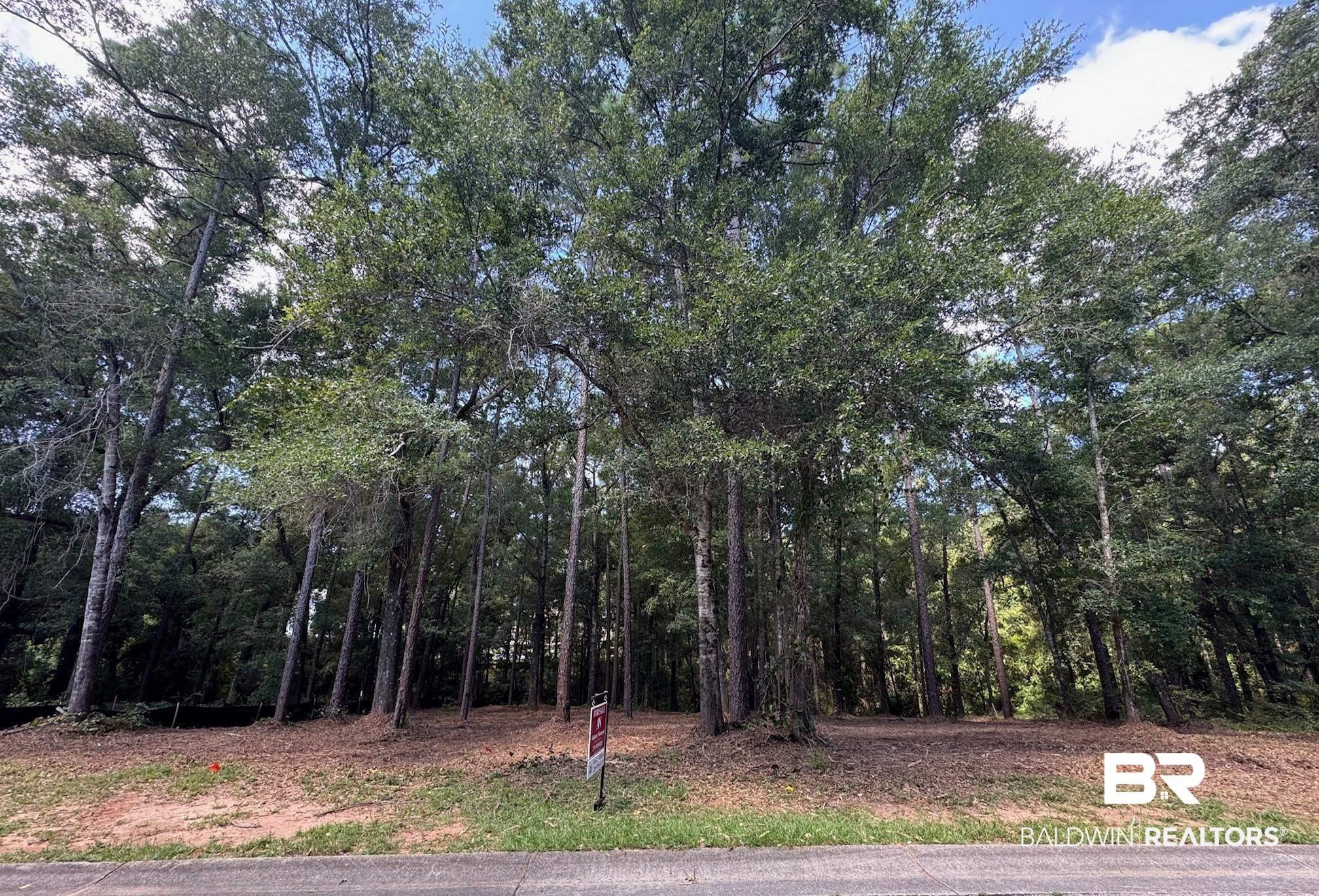 Image 1: View of yard with a wooded view