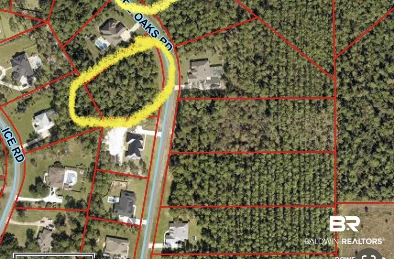 Image 3: Aerial view of property's location with property boundaries highlighted