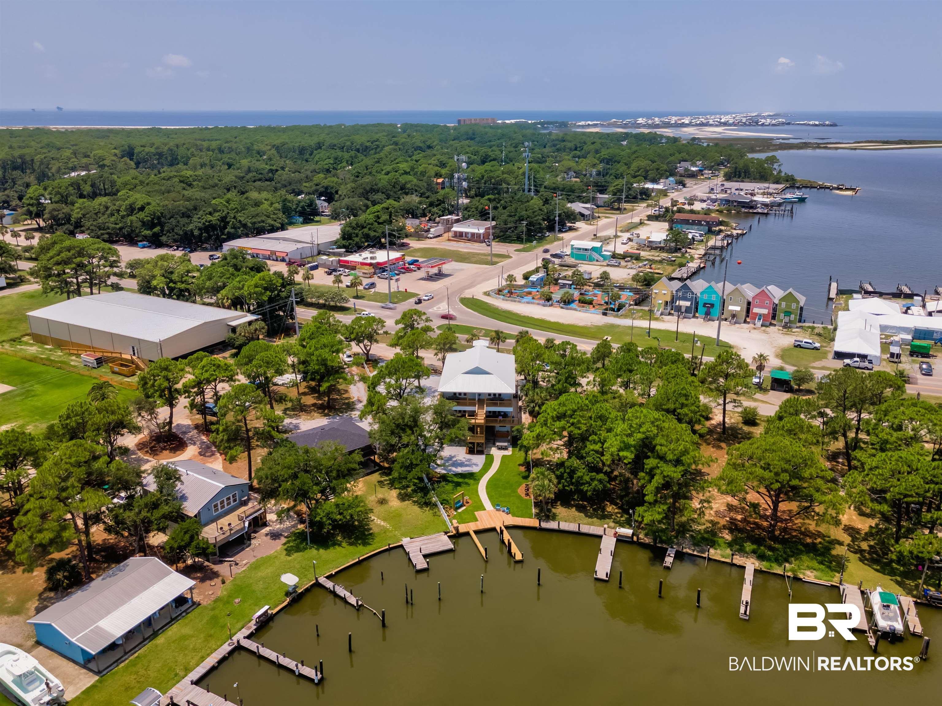 Image 4: Aerial view of a large body of water
