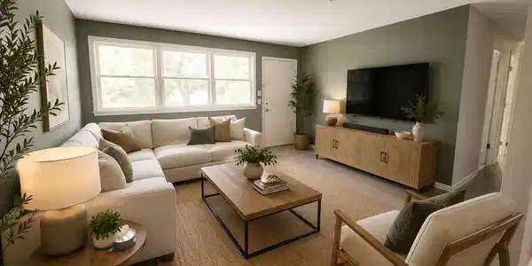 Image 4: AI remodel staged