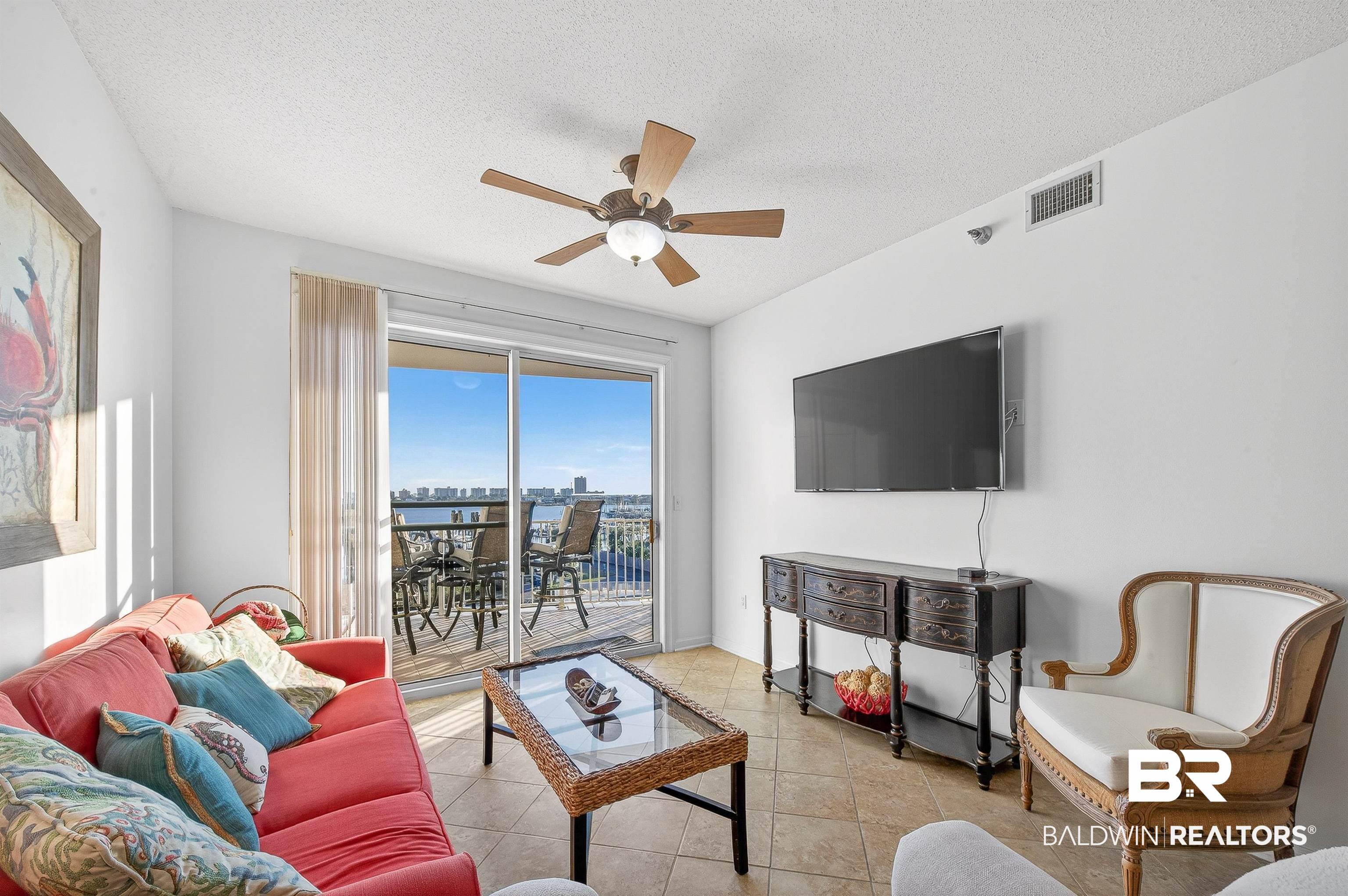 Image 4: Living Room w/ Water View