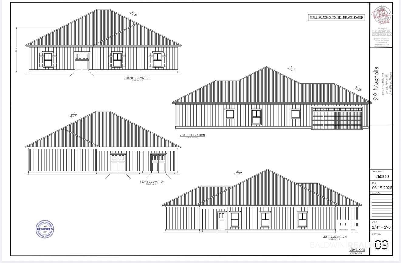 Image 2: Architectural Elevations. Presenting the various exterior views of the property