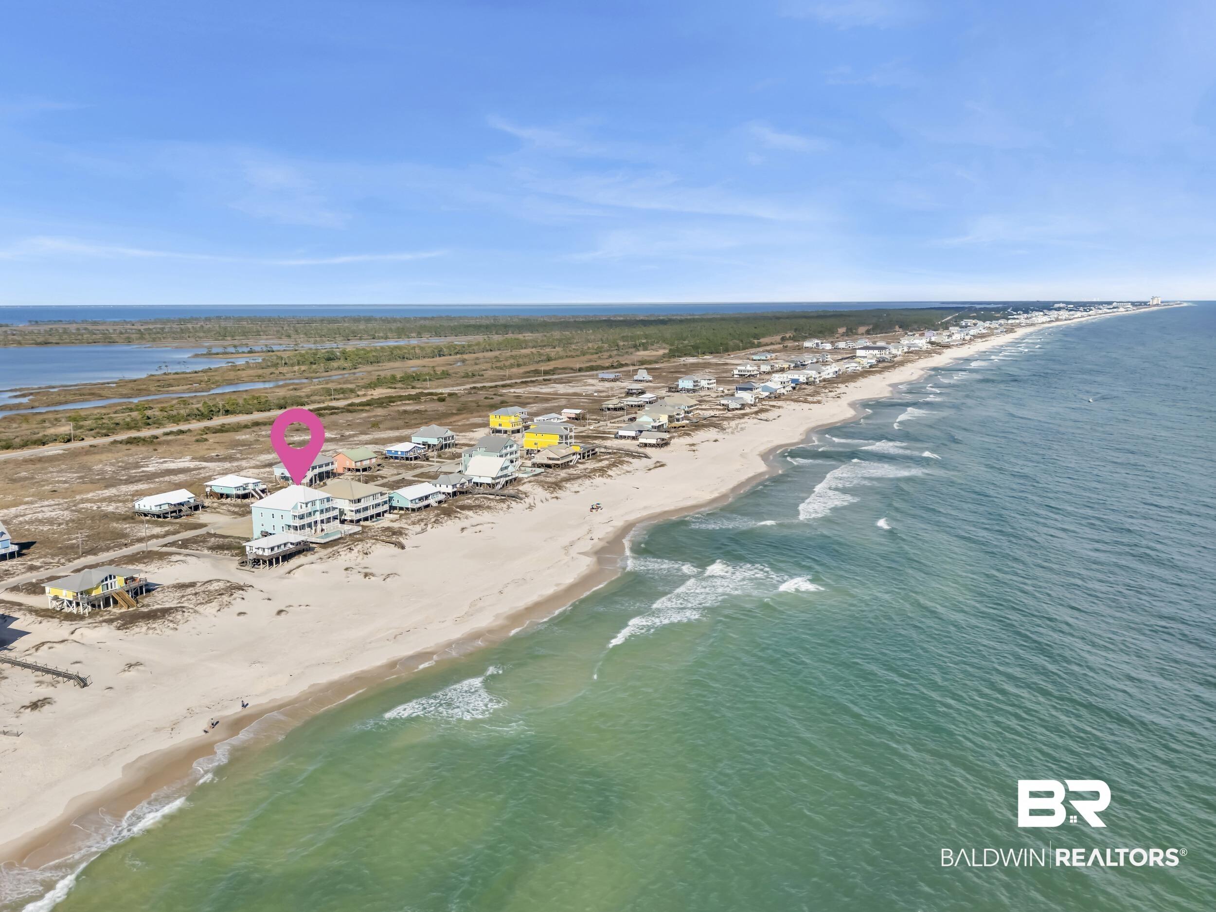 Image 4: Drone / aerial view of expansive beach