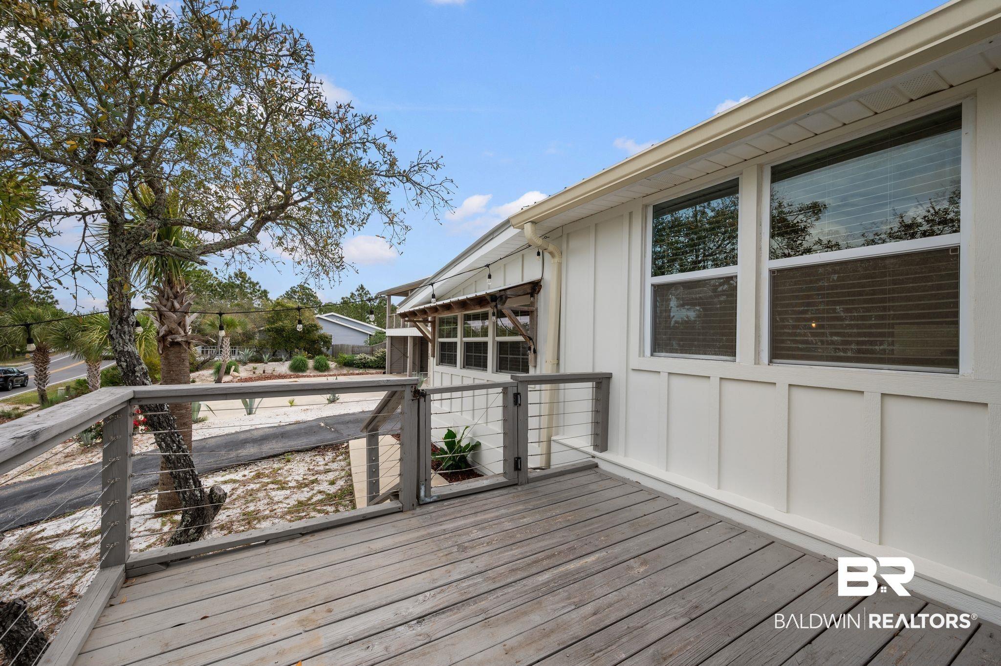 Image 4: View of wooden deck