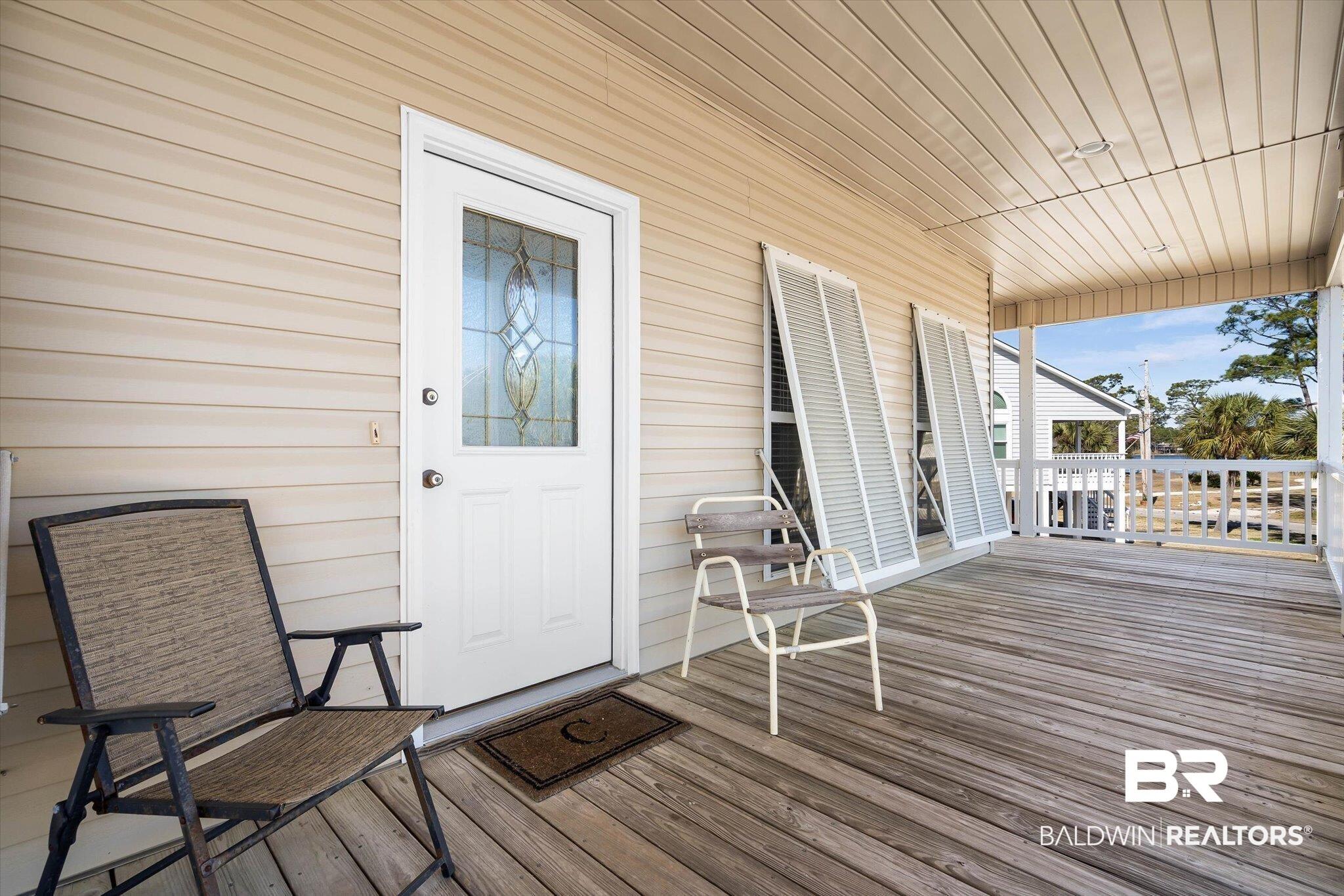 Image 2: View of wooden deck