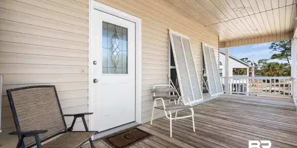 Image 2: View of wooden deck