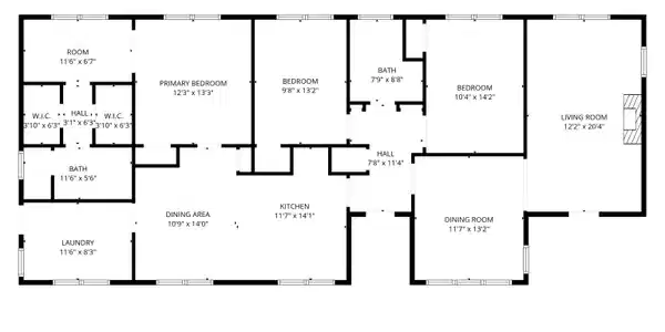 Image 2: View of floor plan / room layout