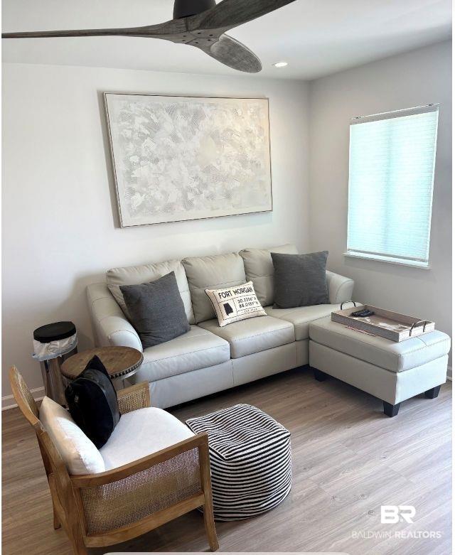 Image 3: Recessed lighting illuminating light-toned walls