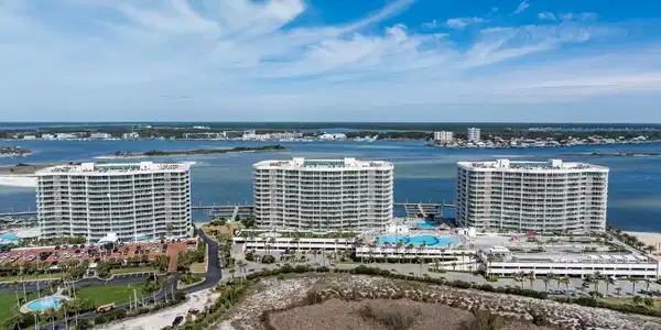 Image 2: Drone / aerial view featuring a city view and a water view