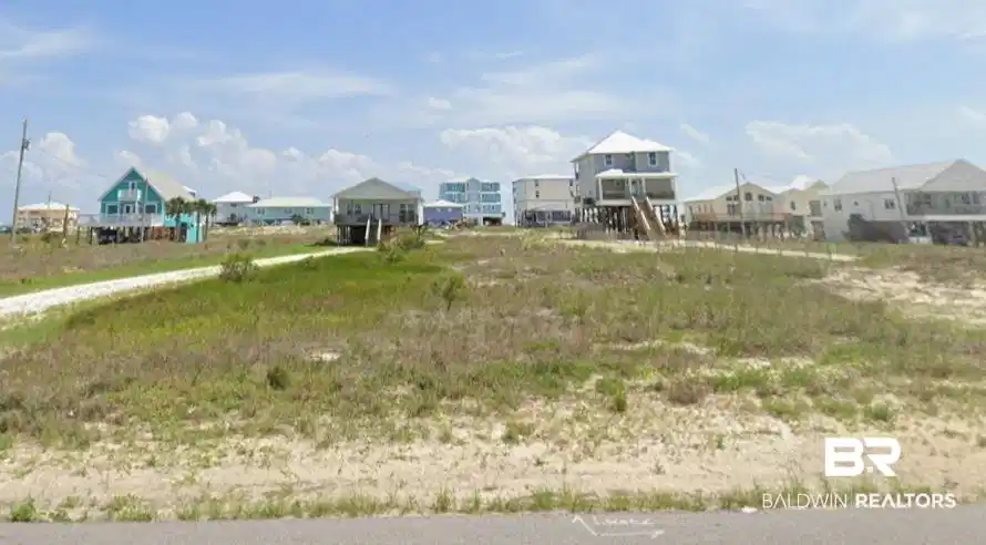 Image 1: View of yard with a residential view