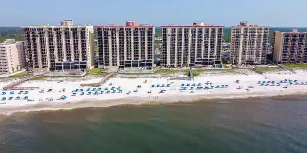 Image 2: Drone / aerial view of unending shoreline