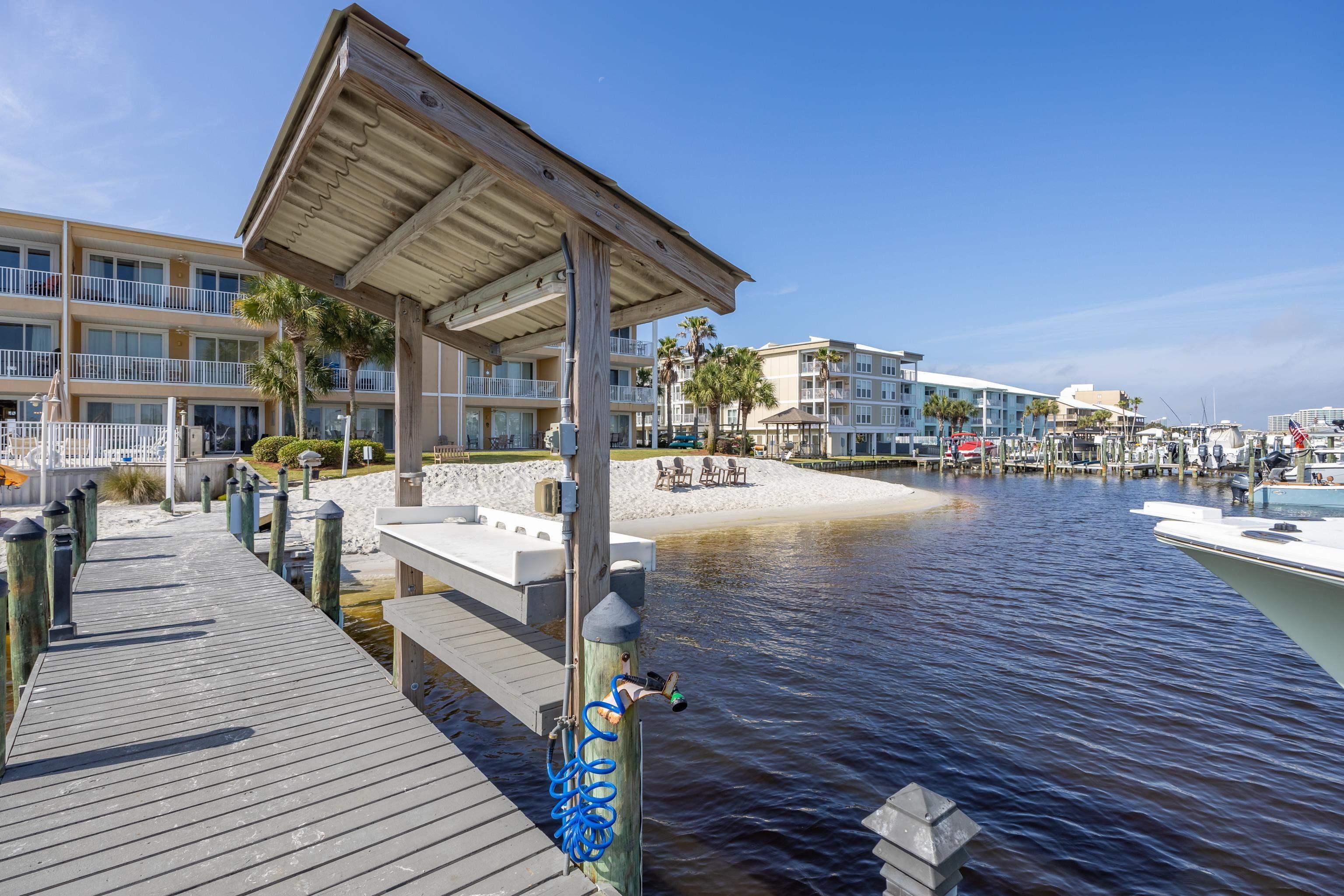 Image 3: Dock area featuring a water view